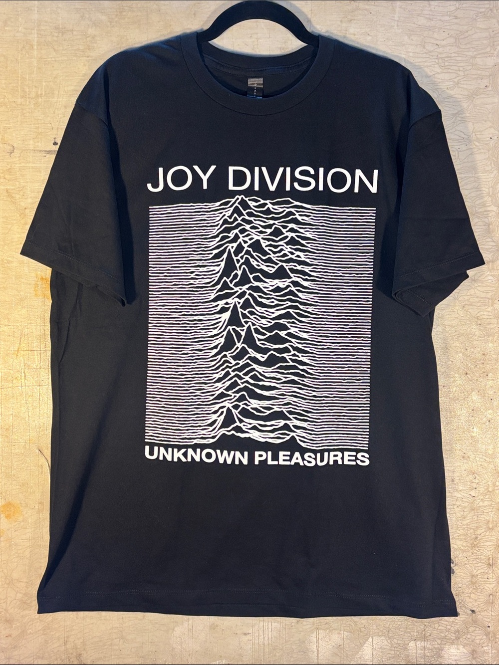 Joy Division "Unknown Pleasures" Black Graphic Tee